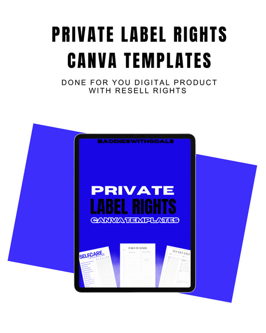250+ Canva Templates (With Resell Rights)